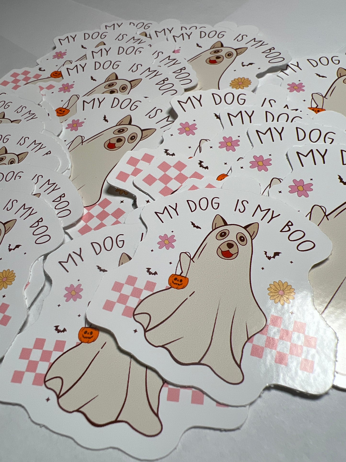 My Dog Is My Boo Vinyl Sticker