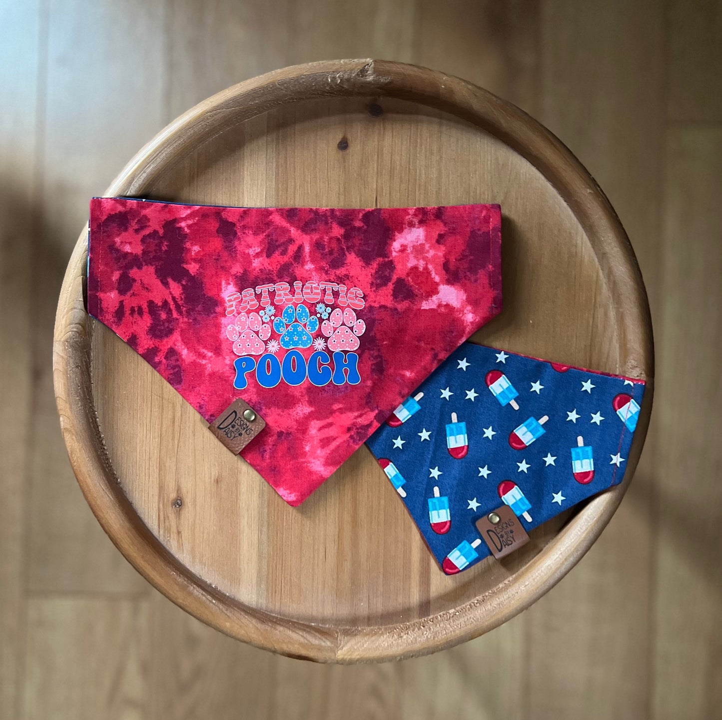 Patriotic Pooch / Reversible / Over-the-Collar / Pet Bandana