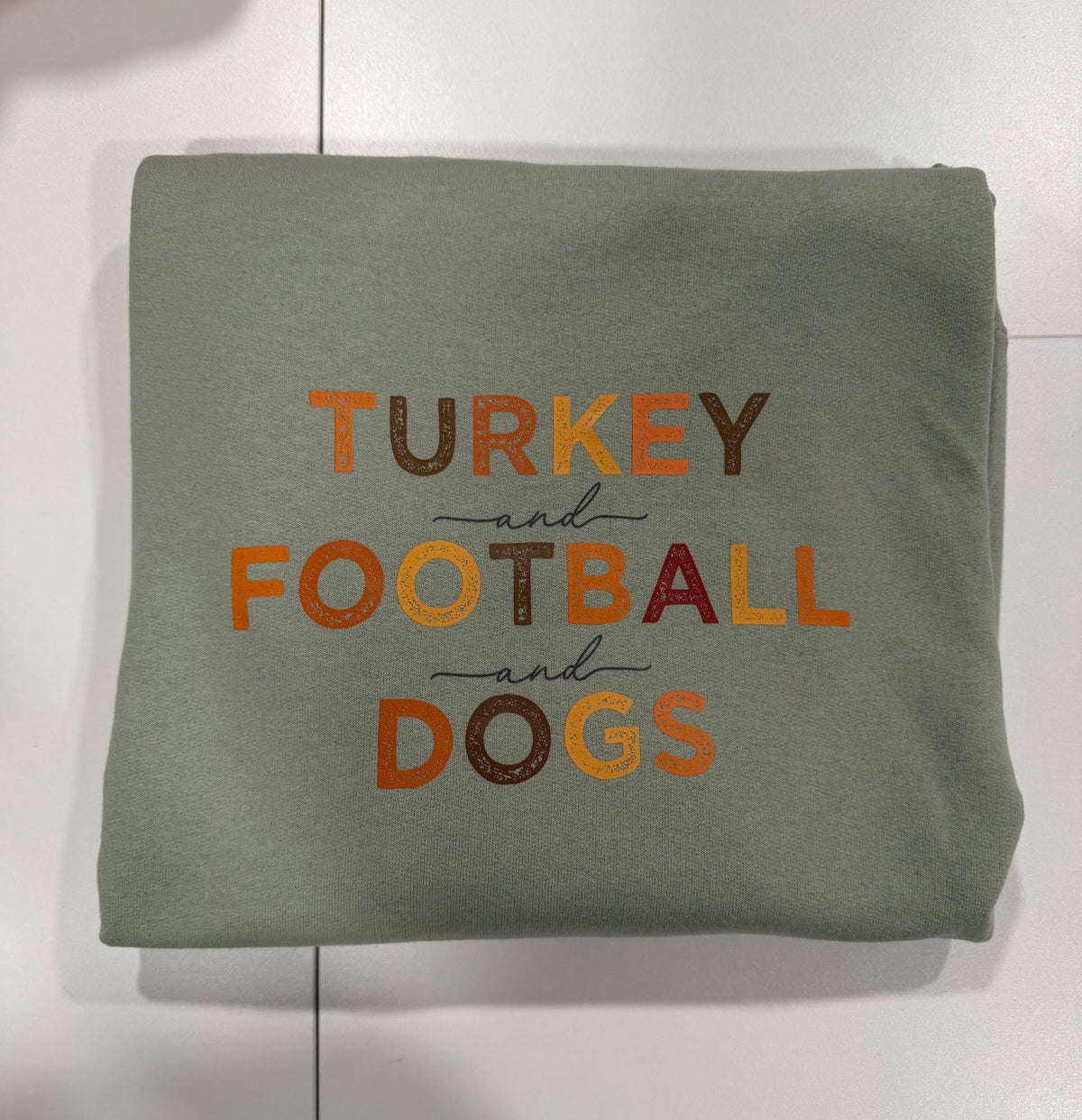 Turkey Football Dogs Crewneck