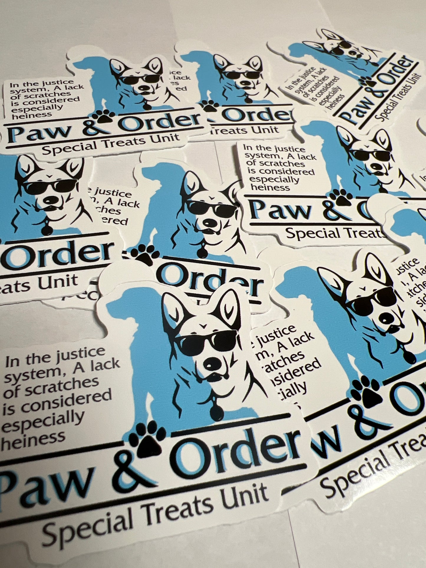 Paw & Order Vinyl Sticker