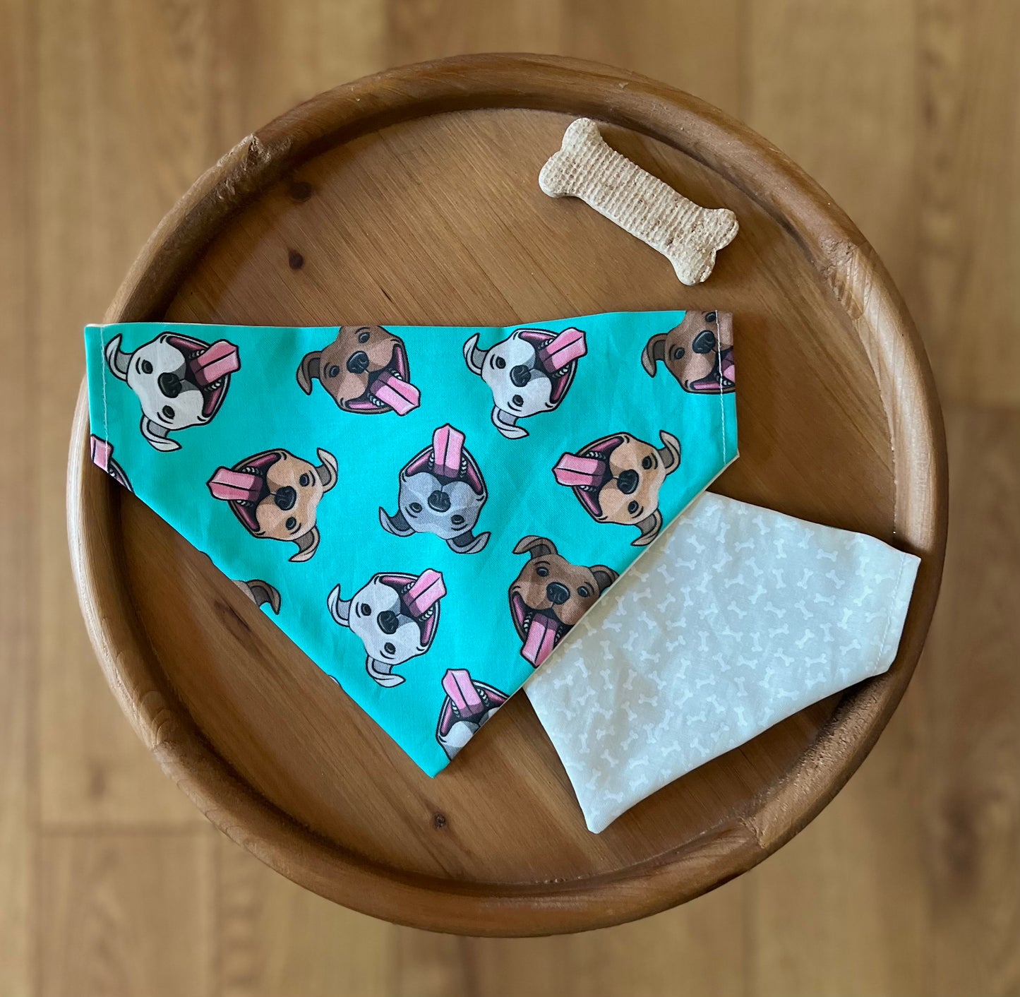Bully Breed / Reversible / Over-the-Collar / Pet Bandana