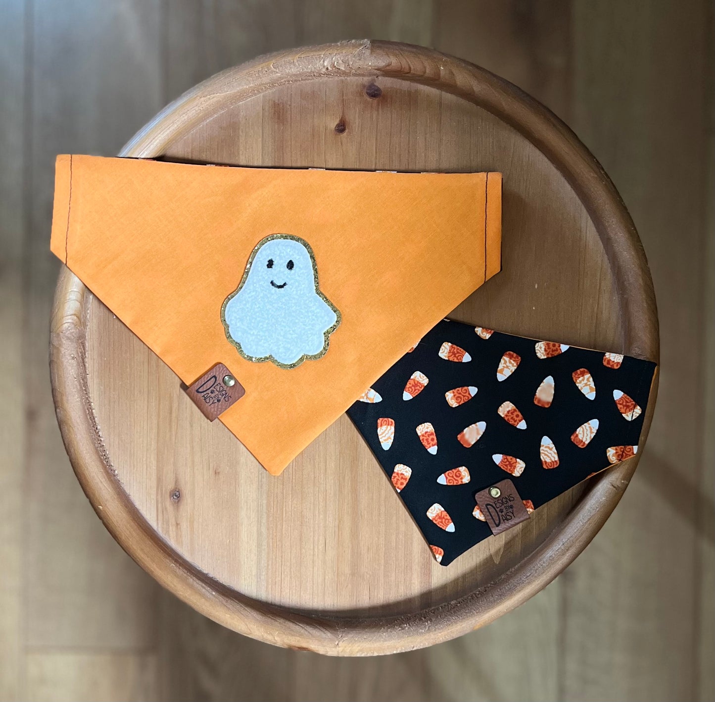 Candy Corn Mix / LAST CHANCE / Reversible / Over-the-Collar / Pet Bandana