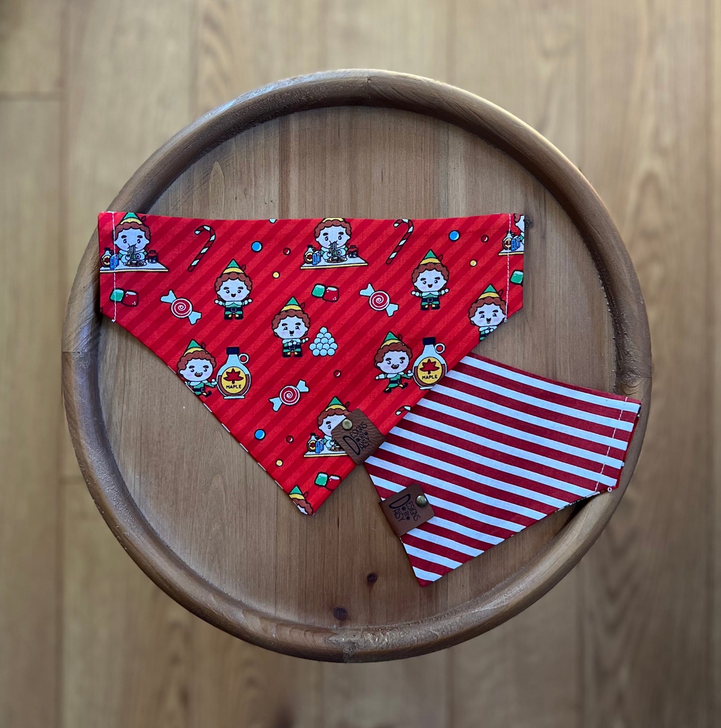 Christmas Buddy / LAST CHANCE / Reversible / Over-the-Collar / Pet Bandana / CLEARANCE