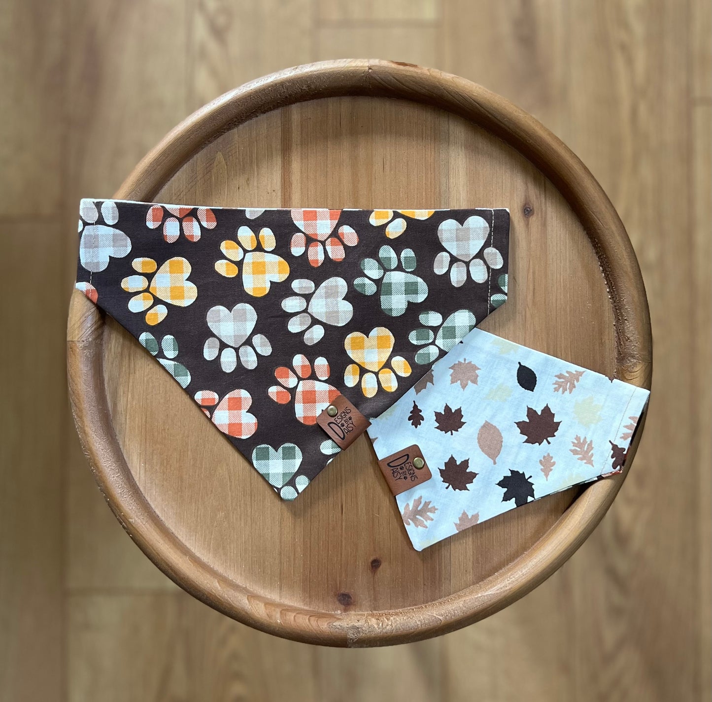 Leaves Are Paw-ing / Reversible / Over-the-Collar / Pet Bandana