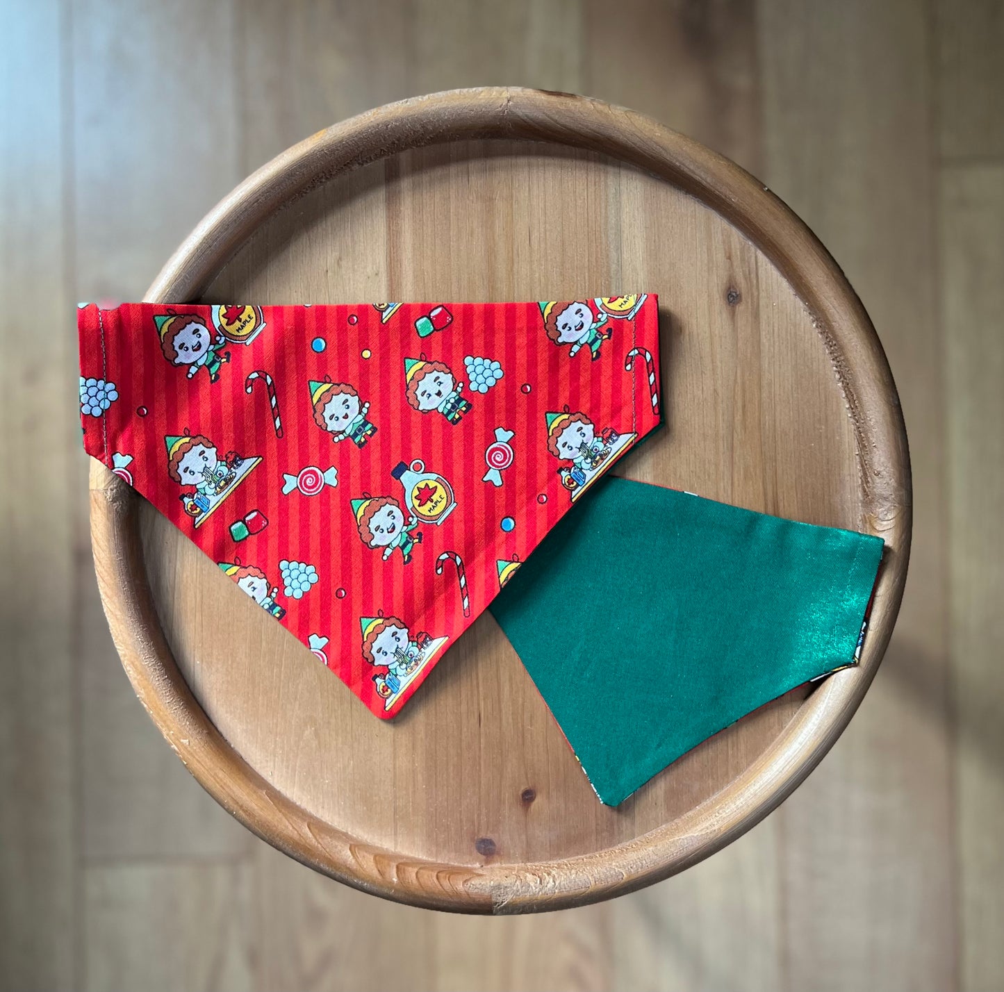 LAST CHANCE / Green Buddy / Reversible / Over-the-Collar / Pet Bandana