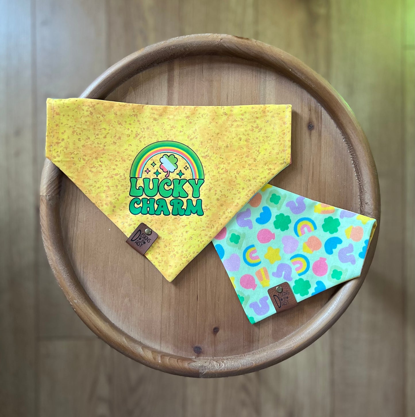 Bit O' Luck / LAST CHANCE / Reversible / Over-the-Collar / Pet Bandana