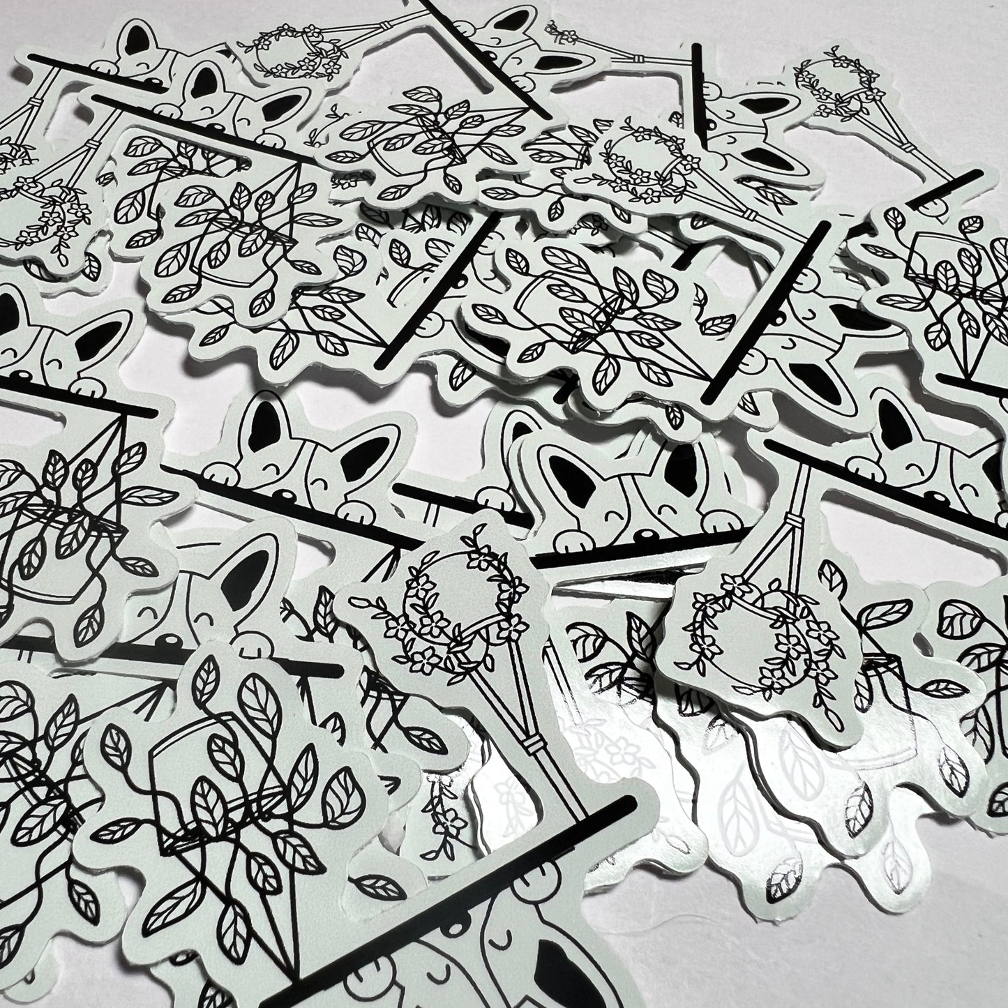 Plants and Pups Vinyl Sticker