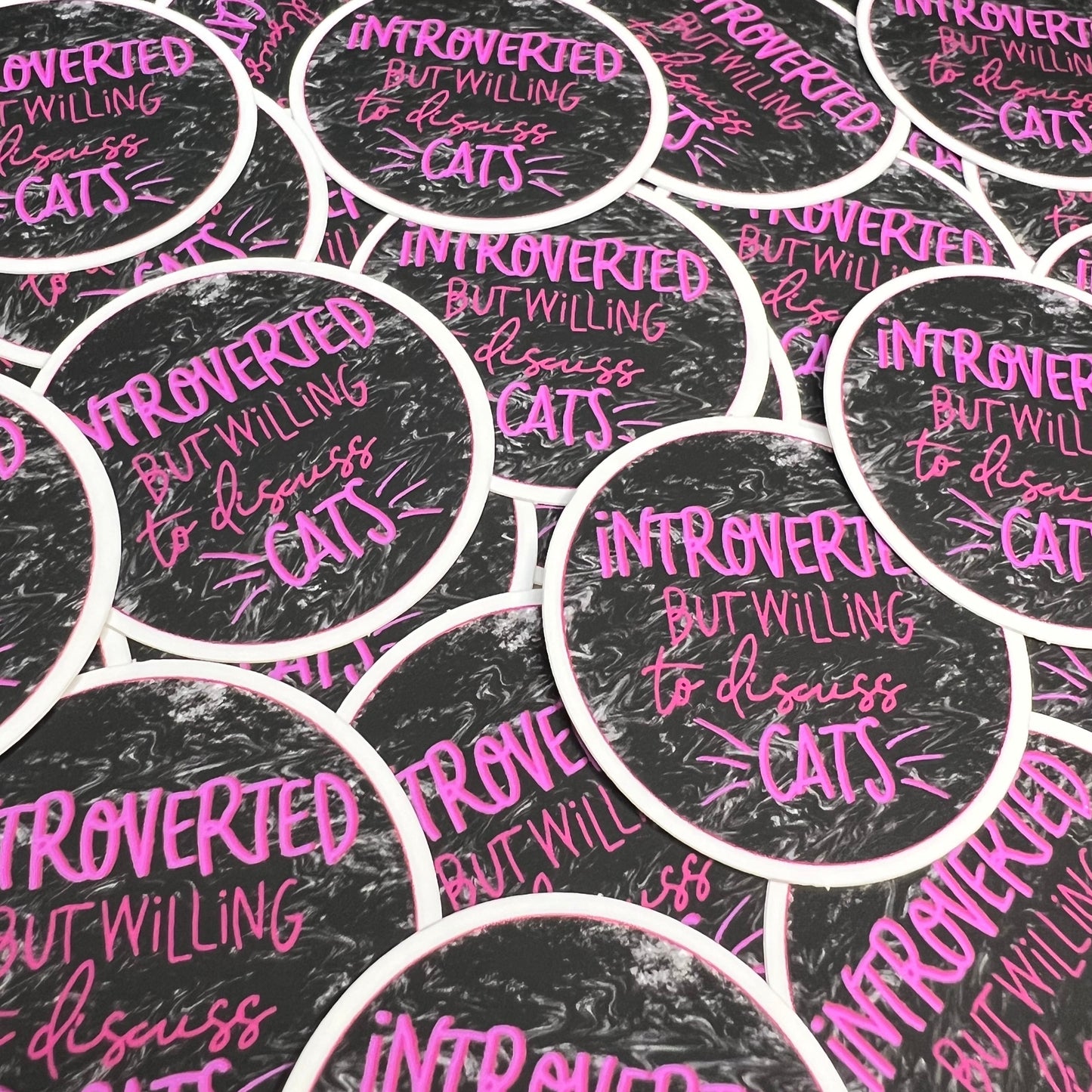 Introverted but Willing to Discuss Cats