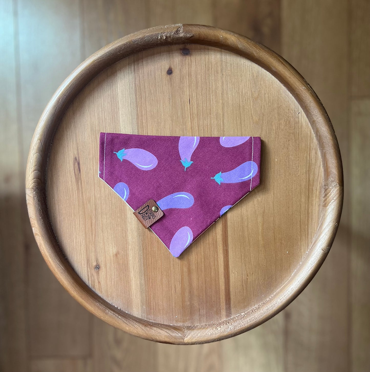 Peaches and Plants Oopsies / LAST CHANCE / Reversible / Over-the-Collar / Pet Bandana / CLEARANCE