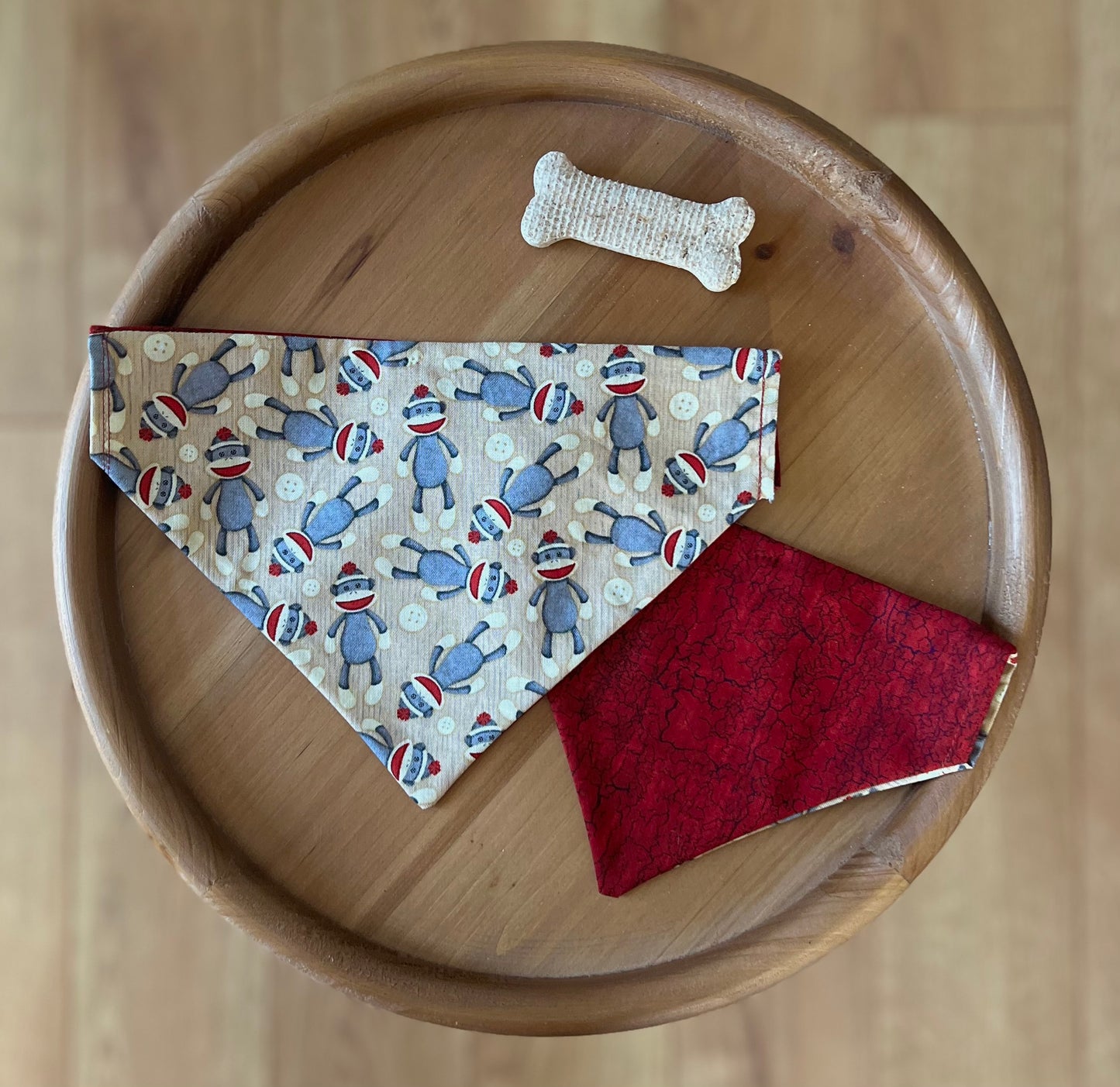 LAST CHANCE / Monkey Business / Reversible / Over-the-Collar / Pet Bandana