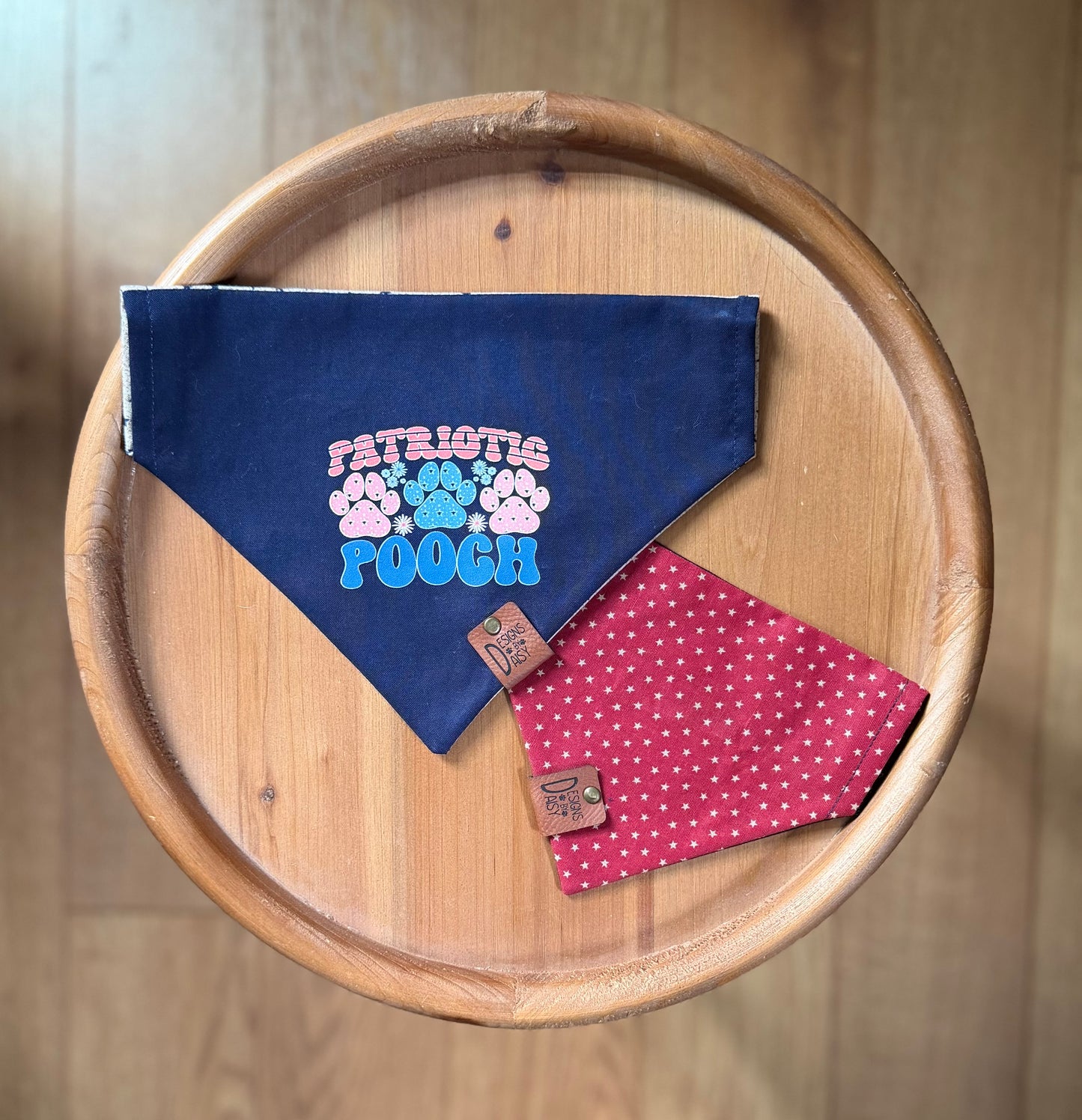 Patriotic Pooch pt. 4 / LAST CHANCE / Reversible / Over-the-Collar / Pet Bandana / CLEARANCE