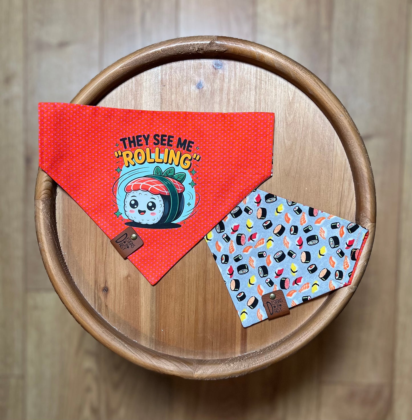 Sushi Me Rollin' / Reversible / Over-the-Collar / Pet Bandana