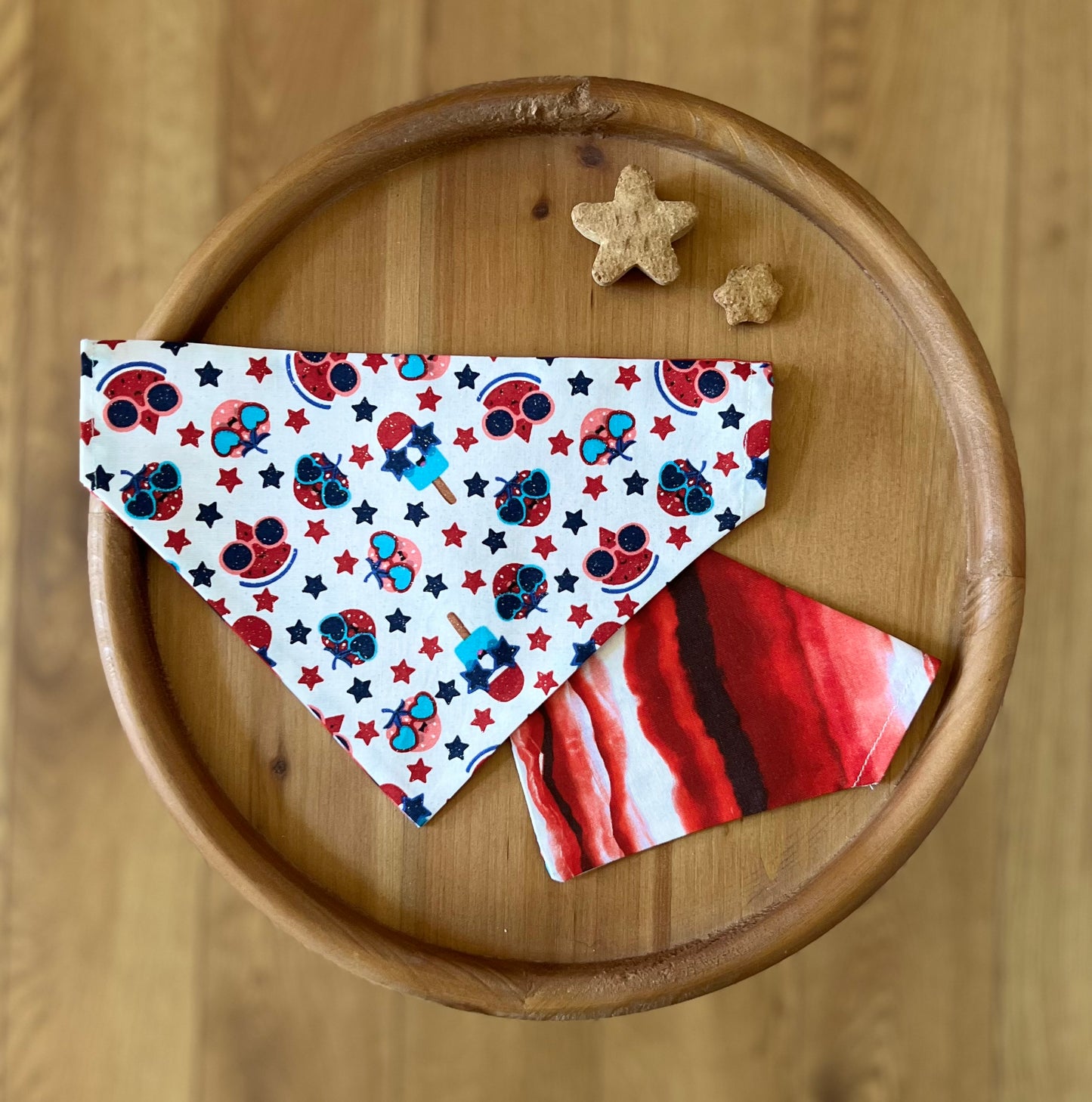 LAST CHANCE / Sweet Pupsicle / Reversible / Over-the-Collar / Pet Bandana / CLEARANCE