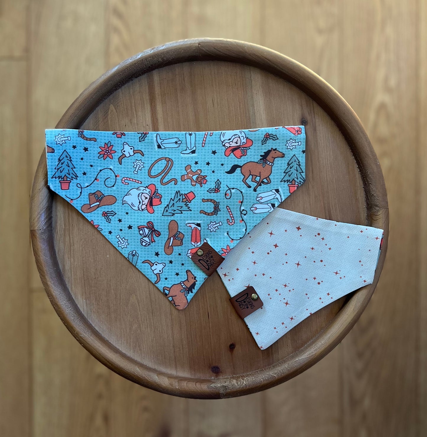 Yeehaw Winter / Reversible / Over-the-Collar / Pet Bandana / CLEARANCE