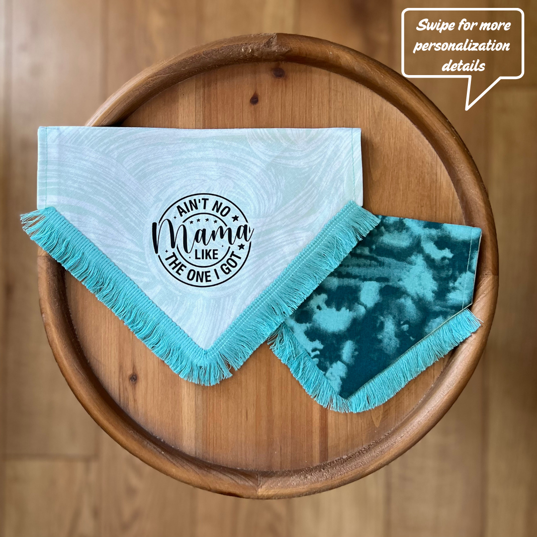 No Mama Like Mine Blue / Reversible / Over-the-Collar / Pet Bandana
