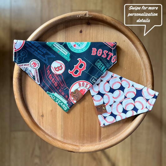 Red Sox / LAST CHANCE / Reversible / Over-the-Collar / Pet Bandana