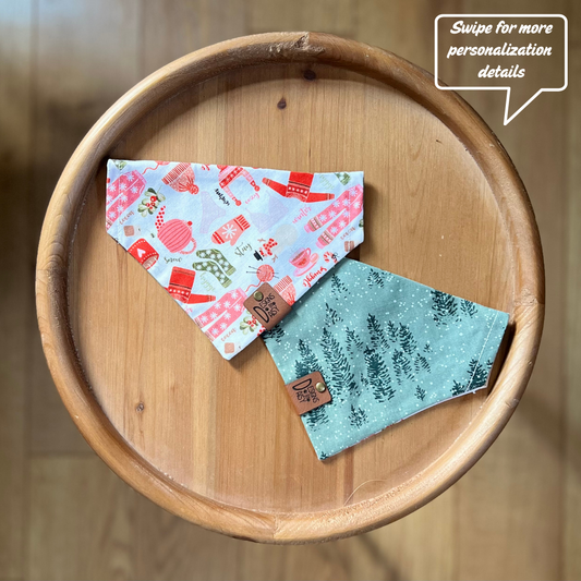 Evergreen Clothes / LAST CHANCE / Reversible / Over-the-Collar / Pet Bandana / CLEARANCE