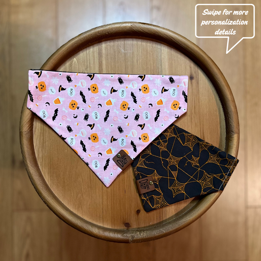 Pups and Potions / LAST CHANCE / Reversible / Over-the-Collar / Pet Bandana