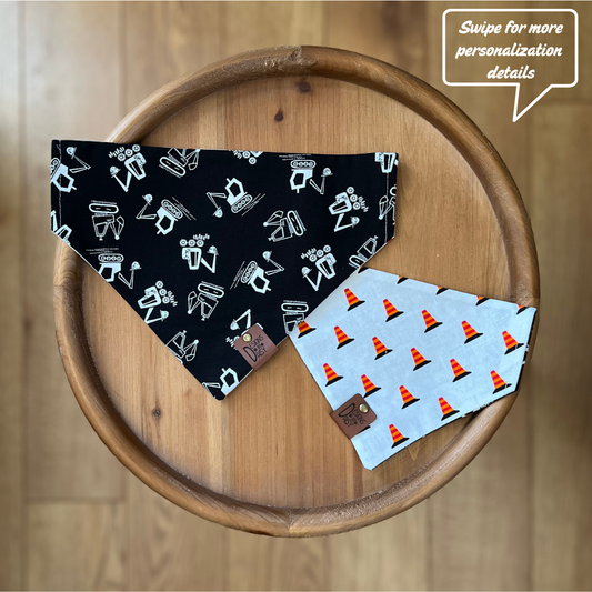 Safety Pup / Reversible / Over-the-Collar / Pet Bandana