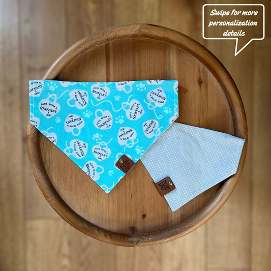 Sniffany & Dog / Reversible / Over-the-Collar / Pet Bandana