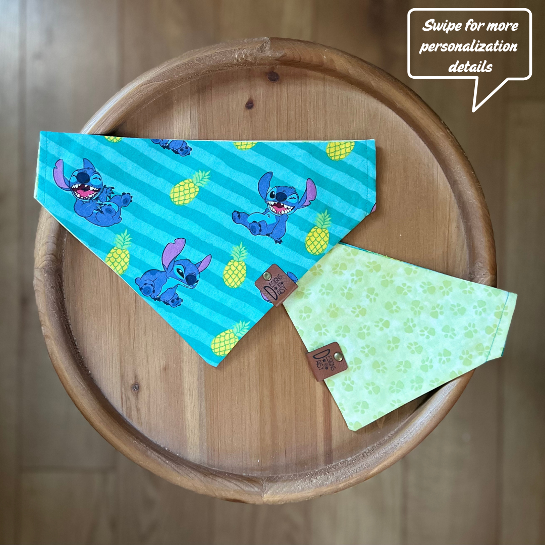 Lilo's Friend / LAST CHANCE / Reversible / Over-the-Collar / Pet Bandana / CLEARANCE