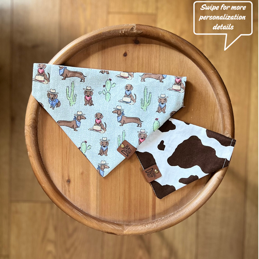 Howdy / Reversible / Over-the-Collar / Pet Bandana