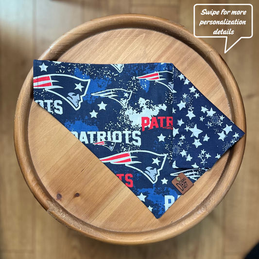 Blue Patriots / LAST CHANCE / Reversible / Over-the-Collar / Pet Bandana / CLEARANCE