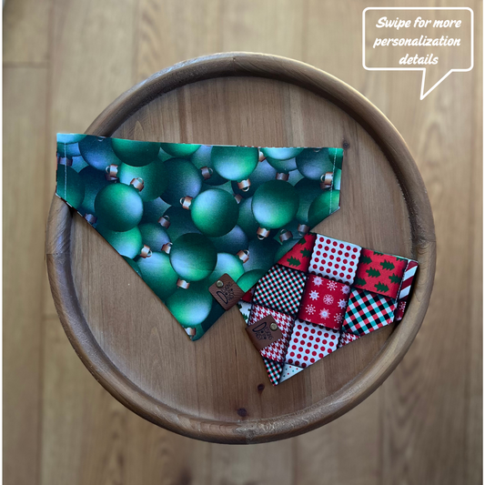 Cheerful Season / Reversible / Over-the-Collar / Pet Bandana