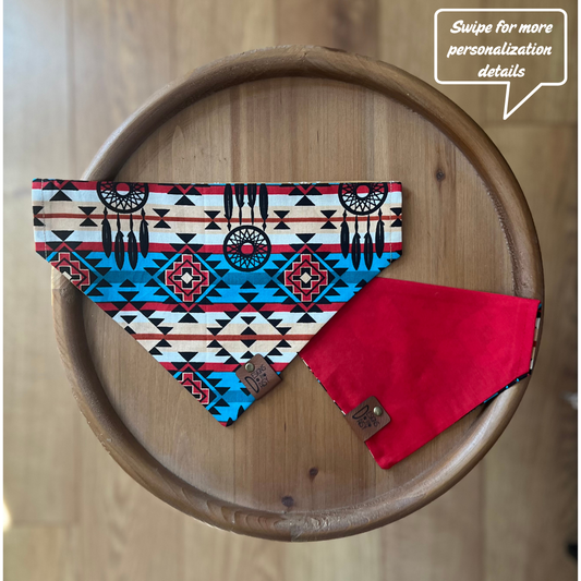 Dream Catcher / LAST CHANCE / Reversible / Over-the-Collar / Pet Bandana