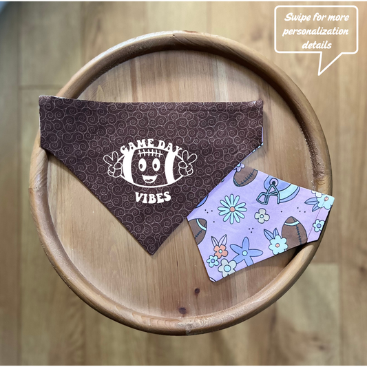 Gameday Vibes / Reversible / Over-the-Collar / Pet Bandana