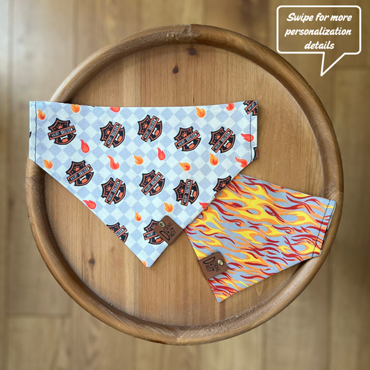 Hairy Dogison / Reversible / Over-the-Collar / Pet Bandana