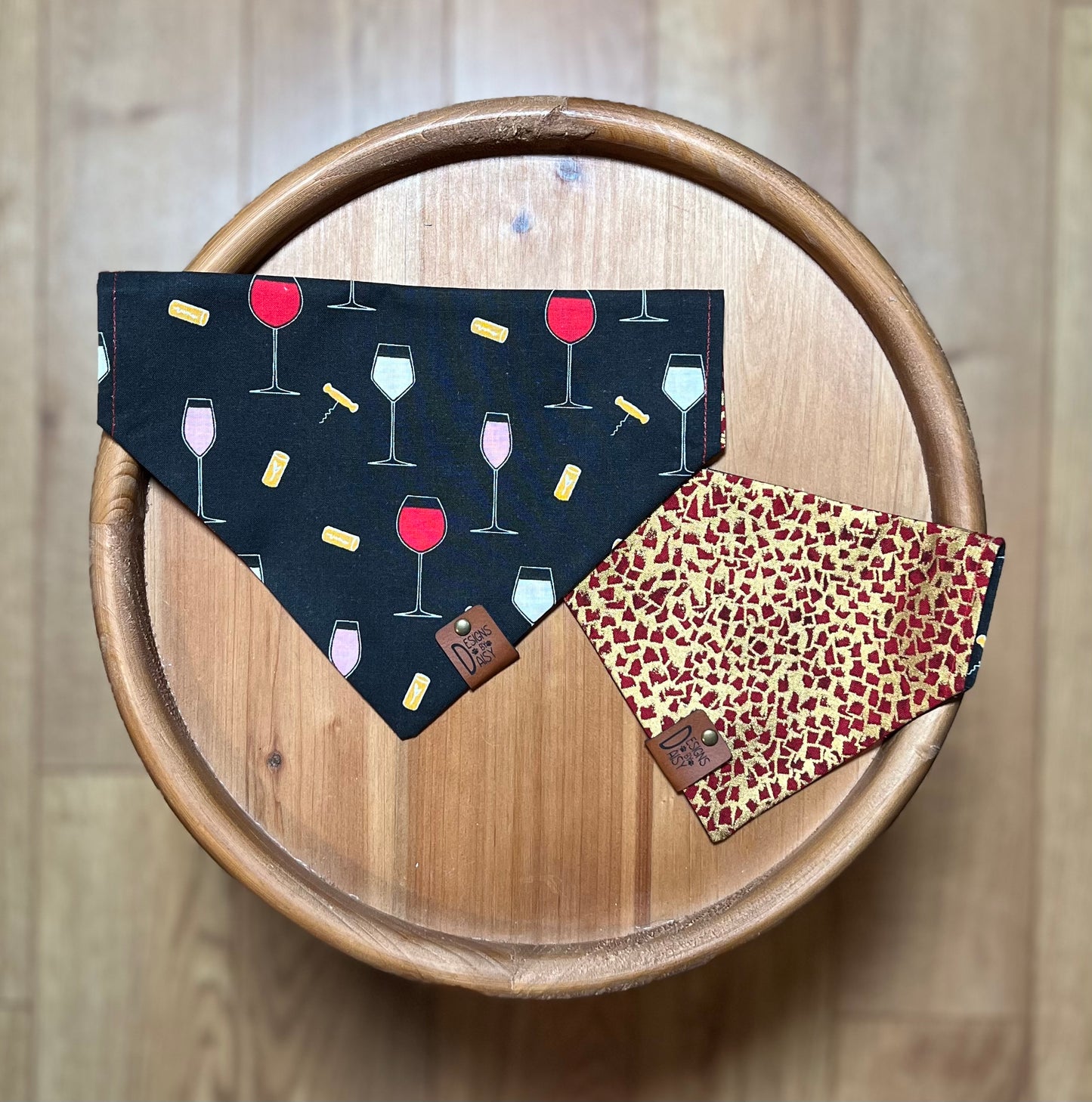 Best Wine Pair / Reversible / Over-the-Collar / Pet Bandana