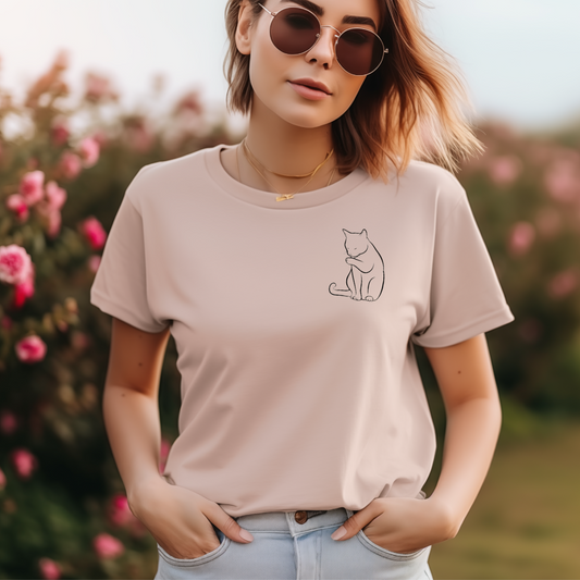 Cat Shadow / Comfort Colors / Unisex / T-Shirt