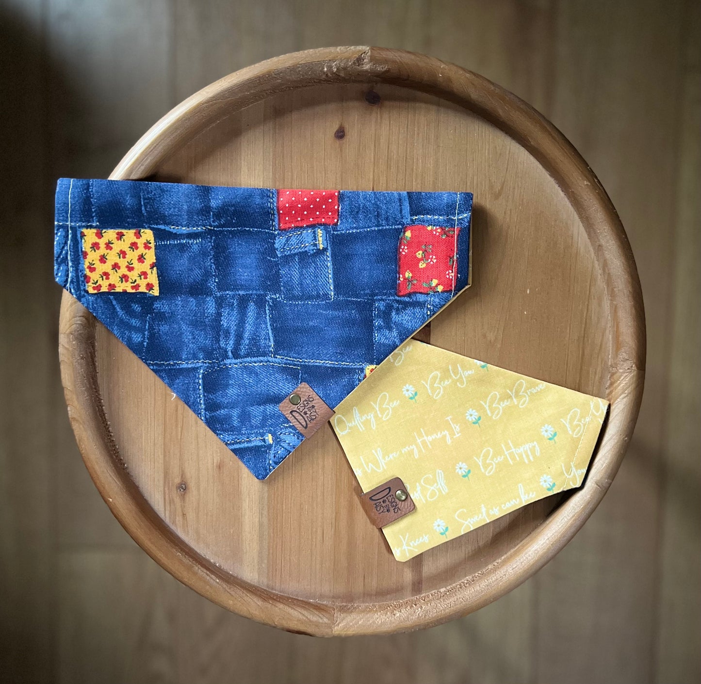 Denim Honey / LAST CHANCE / Reversible / Over-the-Collar / Pet Bandana