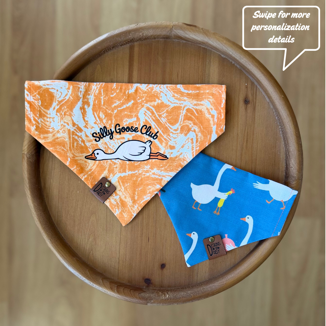 Silly Goose Club / Reversible / Over-the-Collar / Pet Bandana
