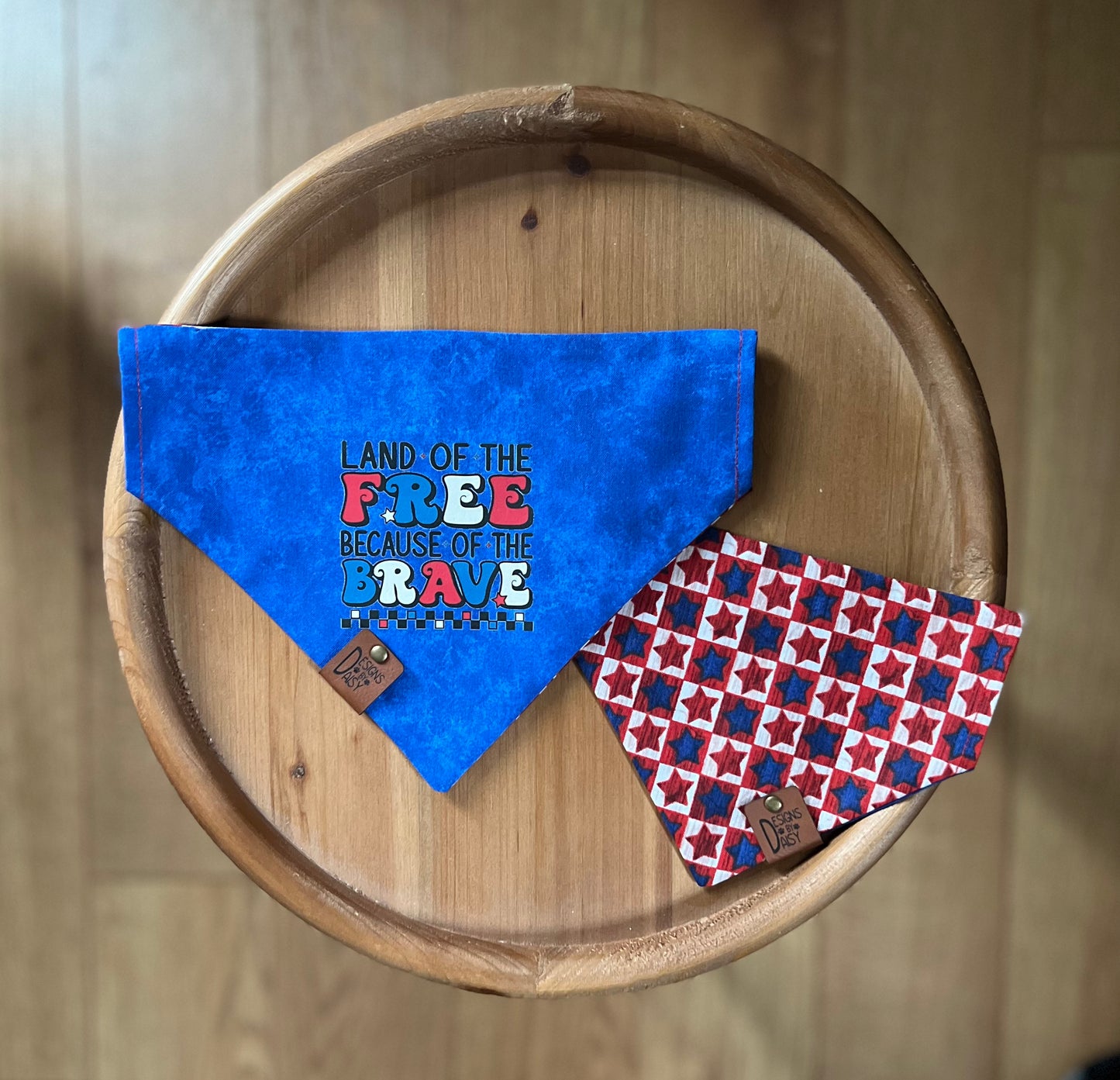 Home of The Free / Reversible / Over-the-Collar / Pet Bandana