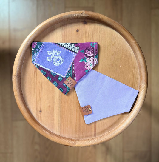 Gypsy Garden / LAST CHANCE / Reversible / Over-the-Collar / Pet Bandana / CLEARANCE