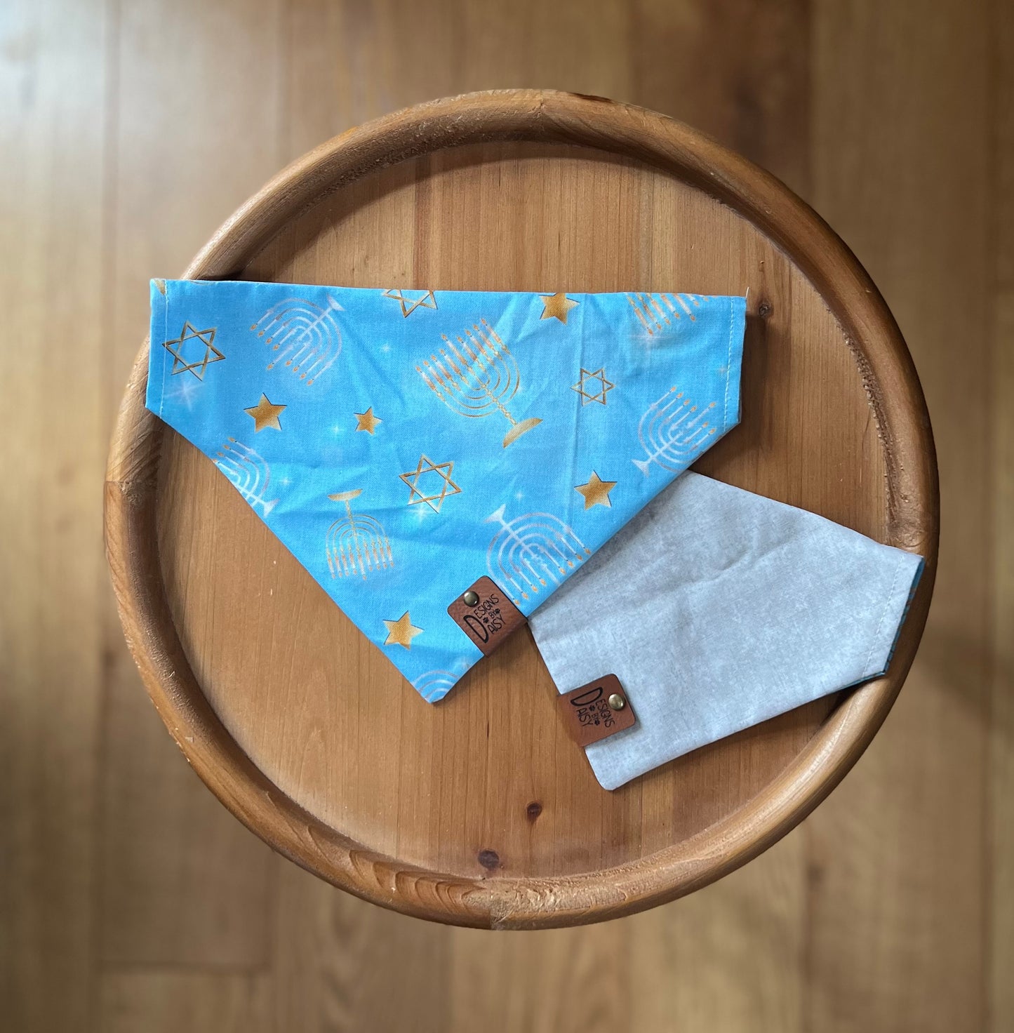 Hanukkah Season / LAST CHANCE / Reversible / Over-the-Collar / Pet Bandana