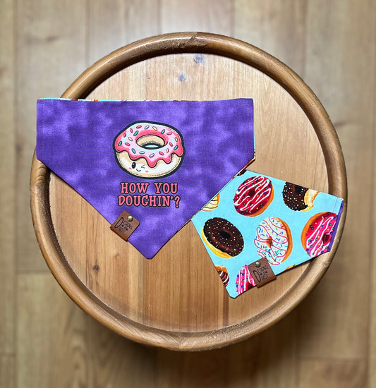 How You Doughin? / Reversible / Over-the-Collar / Pet Bandana