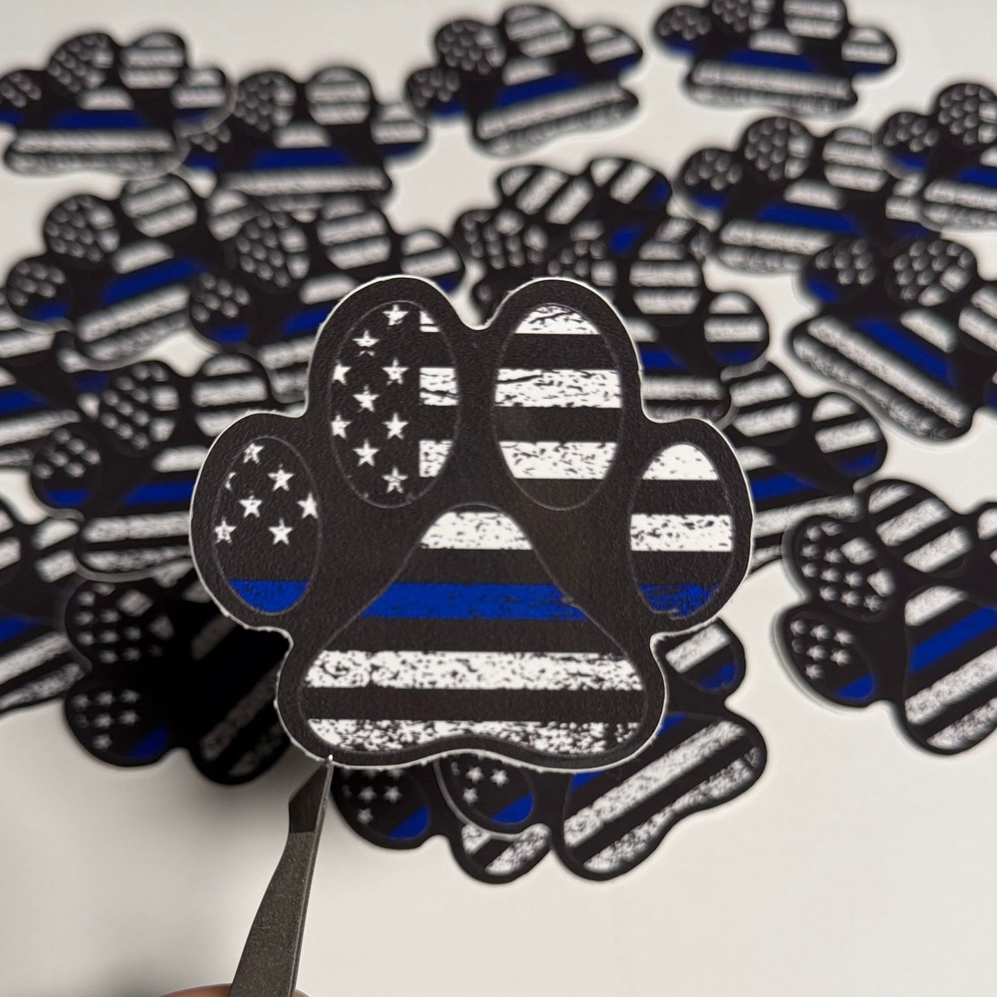 Police Flag Vinyl Sticker