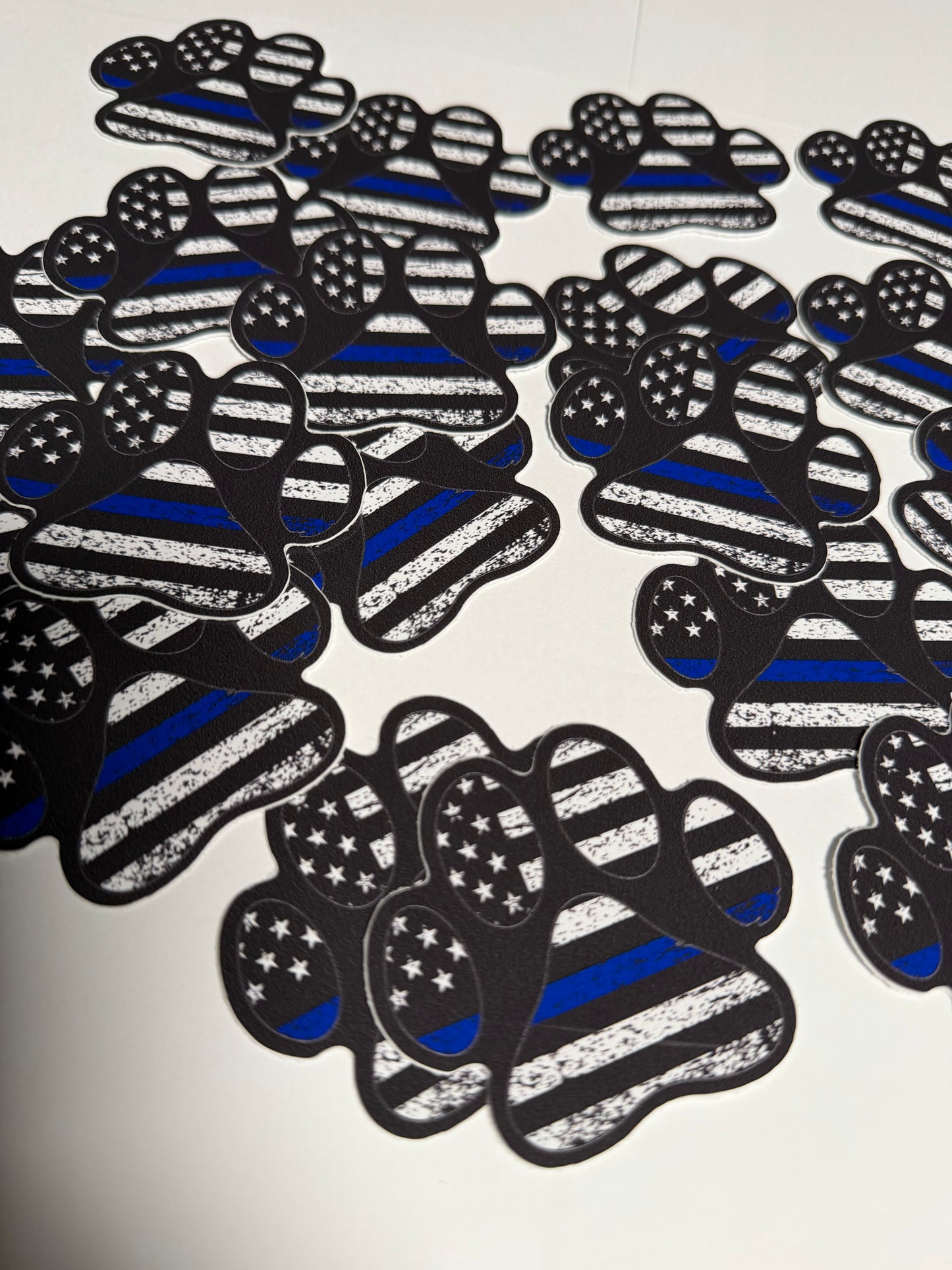 Police Flag Vinyl Sticker