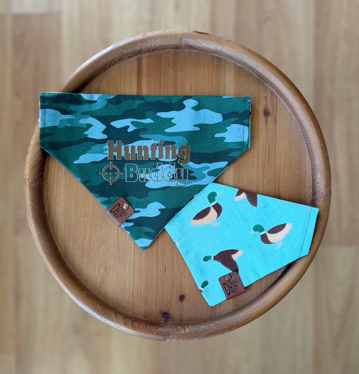Huntin' Season Brown / LAST CHANCE / Reversible / Over-the-Collar / Pet Bandana / CLEARANCE