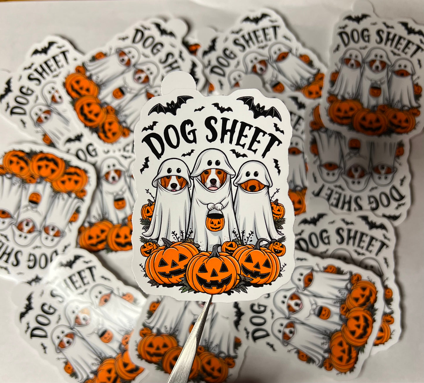 Dog Sheet Vinyl Sticker