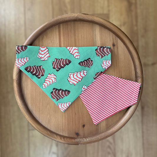 Striped Sweets / Reversible / Over-the-Collar / Pet Bandana