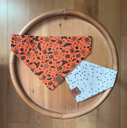 Spider Crawl / LAST CHANCE / Reversible / Over-the-Collar / Pet Bandana