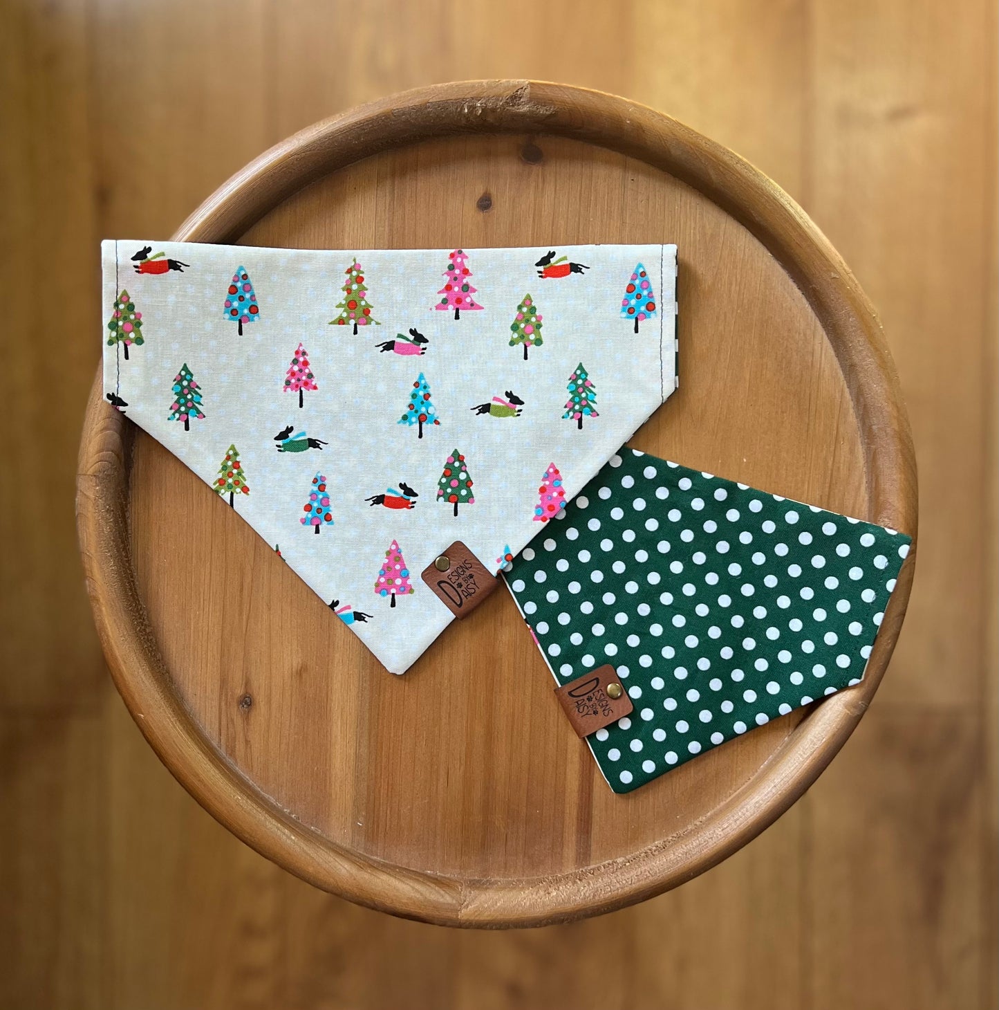 Dashing Through The Snow / LAST CHANCE / Reversible / Over-the-Collar / Pet Bandana