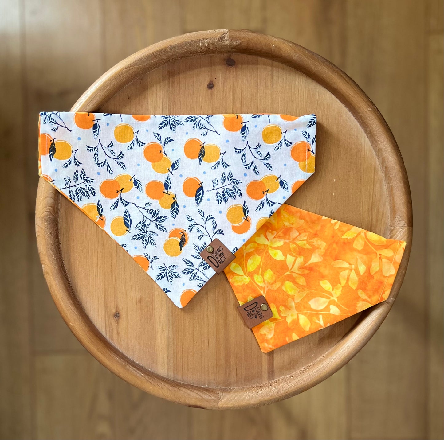 Orange You Glad / Reversible / Over-the-Collar / Pet Bandana