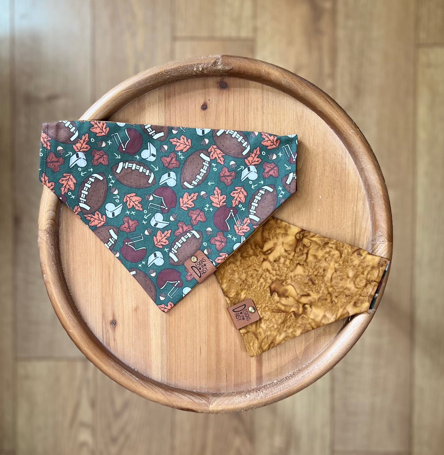 Football Gameday / LAST CHANCE / Reversible / Over-the-Collar / Pet Bandana