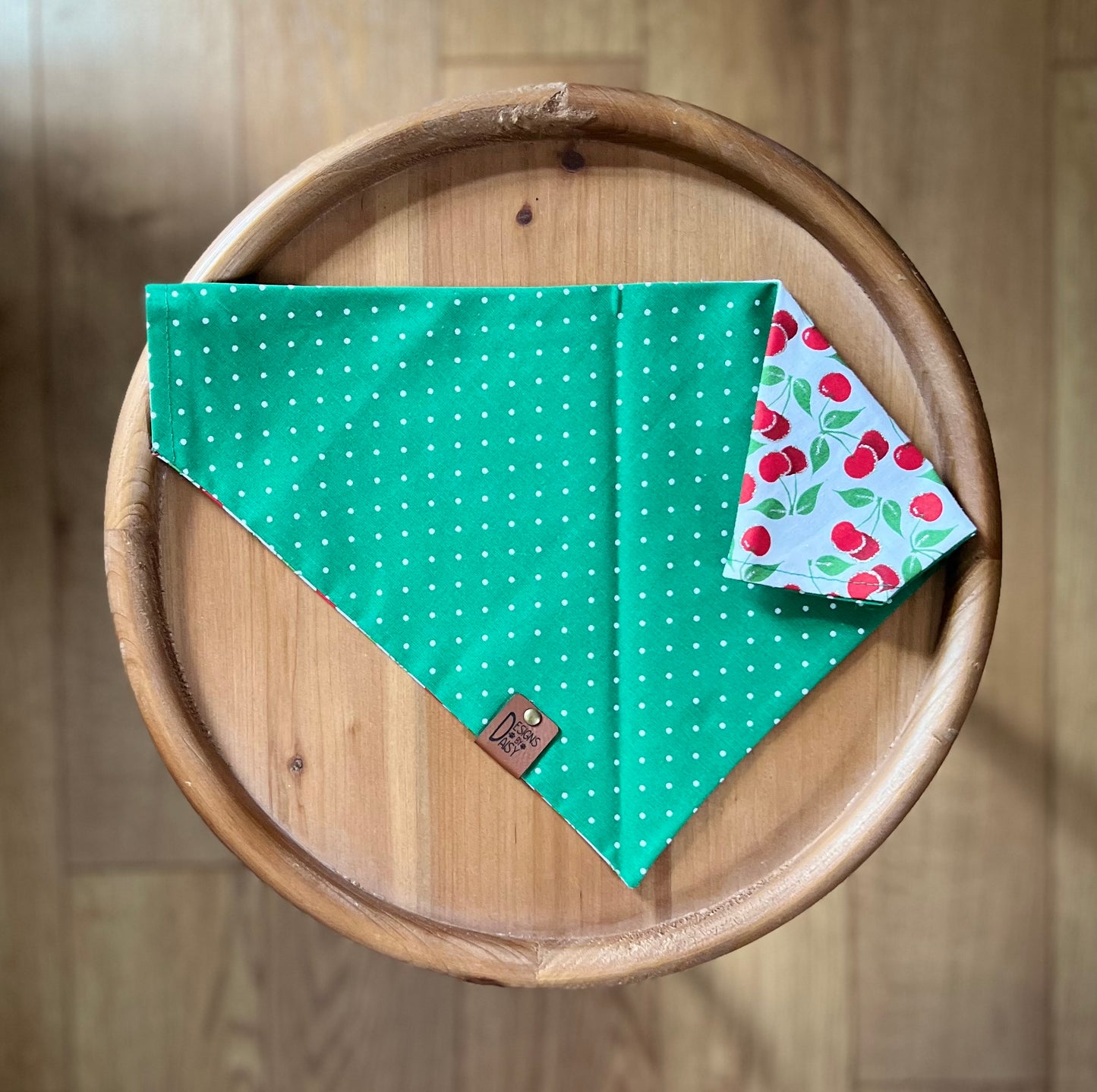 Very Cherry / LAST CHANCE / Reversible / Over-the-Collar / Pet Bandana / CLEARANCE