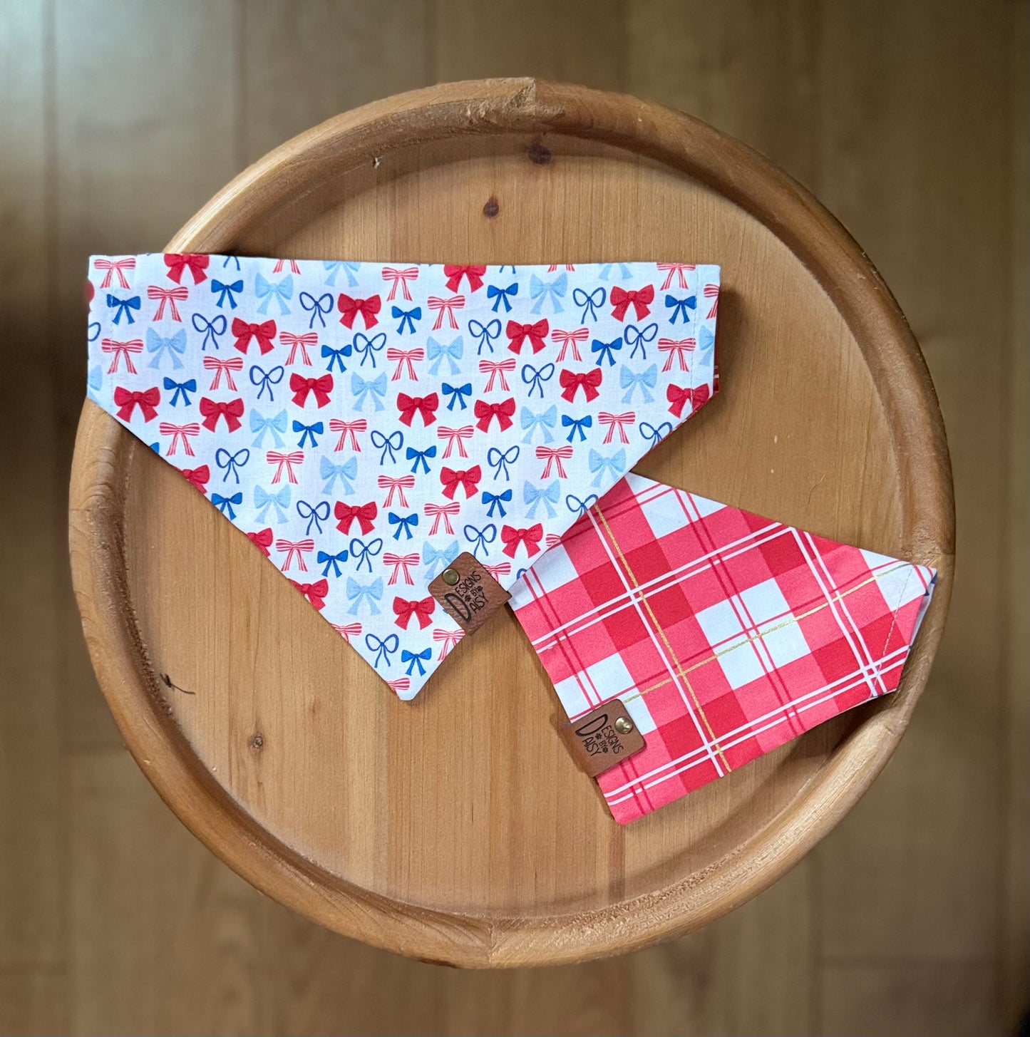 Liberty Bows / Reversible / Over-the-Collar / Pet Bandana